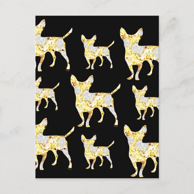 CHIHUAHUA BLING! POSTCARD (Front)
