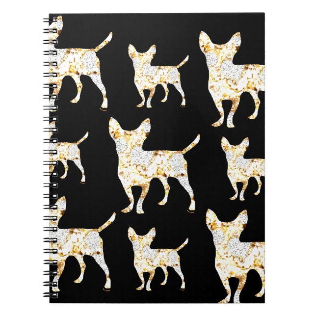 CHIHUAHUA BLING! SPIRAL NOTEBOOK (Front)