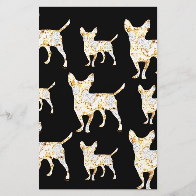 CHIHUAHUA BLING! STATIONERY (Front)