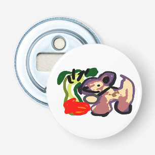 Chihuahua cactus bottle opener