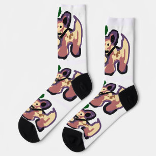 Chihuahua cactus socks