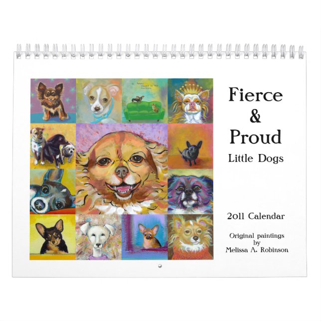 Chihuahua calendar dog art 2011 cute (PAST YEAR) (Cover)