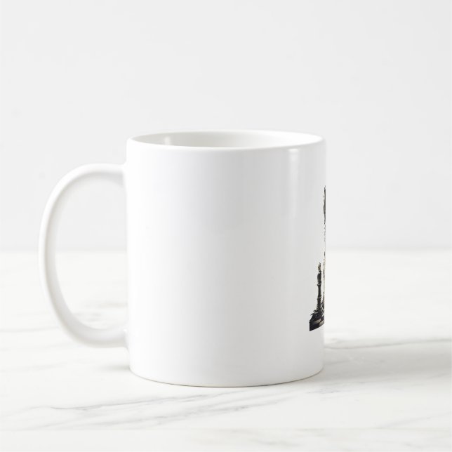 Chihuahua  Chess  Chess Player  Board  Queen  Coffee Mug (Left)