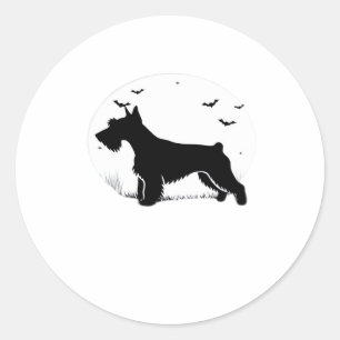 Chihuahua Chi Chichi Chiwawa Zombie Dog Halloween  Classic Round Sticker