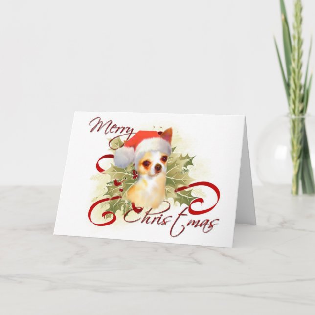 Chihuahua Christmas Card (Front)