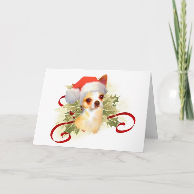 Chihuahua Christmas Card (Front)