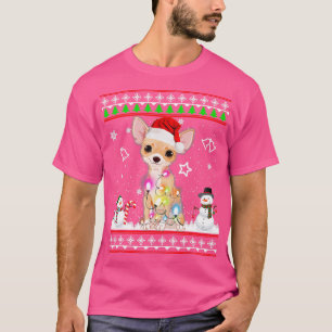 Chihuahua Christmas Dog Light T-Shirt