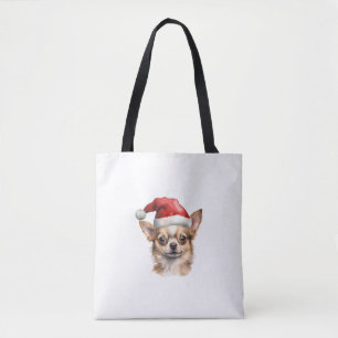 Chihuahua Christmas Dog Tote Bag