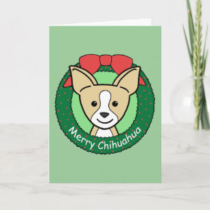 Chihuahua Christmas Holiday Card