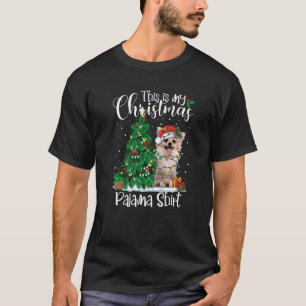 Chihuahua Christmas Lights  Pajama Dog  Xmas T-Shirt