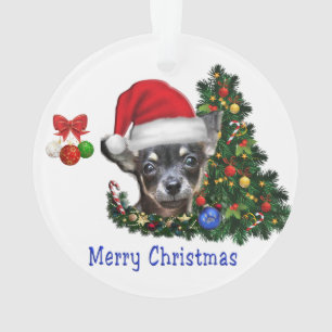  Chihuahua Christmas Ornament