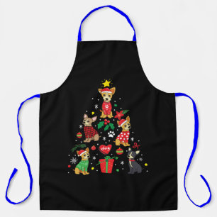 Chihuahua Christmas Ornament Tree Apron