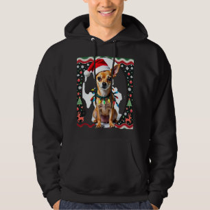 Chihuahua Christmas Santa Ugly Sweater Dog Lover X