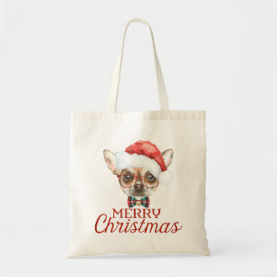 Chihuahua Christmas Tote Bag