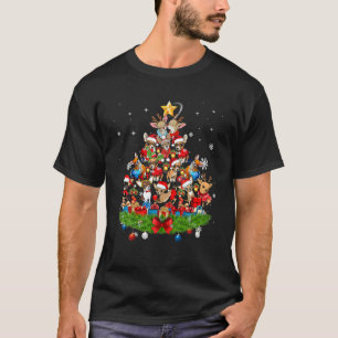 Chihuahua Christmas Tree X-Mas Decorations Funny F T-Shirt
