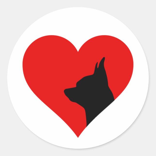 Chihuahua    classic round sticker (Front)