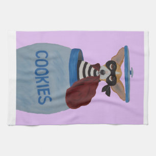 Chihuahua Cookie Thief Tea Towel