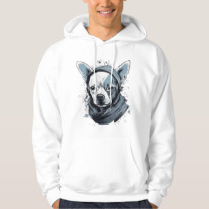 Chihuahua Cool Dog Rap Hip-Hop Gangster Hoodie