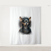 Chihuahua Cool Dog Rap Hip-Hop Gangster