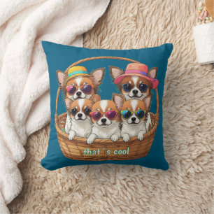 Chihuahua Coole Welpen Cushion