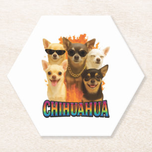 Chihuahua Copy Paper Coaster