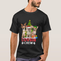 Chihuahua Cousin Crew Christmas Tree Lights Xmas D