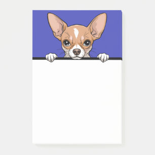 Chihuahua Cute Peeking Dog Lover Gifts Stationery Post-it Notes