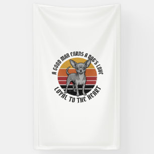 Chihuahua Dad Shirt Vintage Engraving Dog Lover De Banner