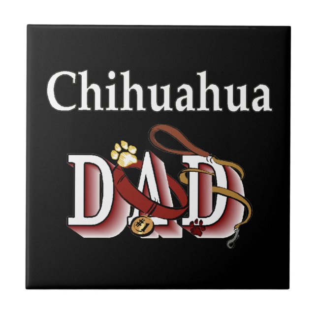 Chihuahua Dad Tile (Front)