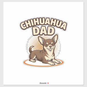 Chihuahua Dad Vintage Engraving Dog Lover Design_1