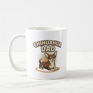 Chihuahua Dad Vintage Engraving Dog Lover Design_1 Coffee Mug