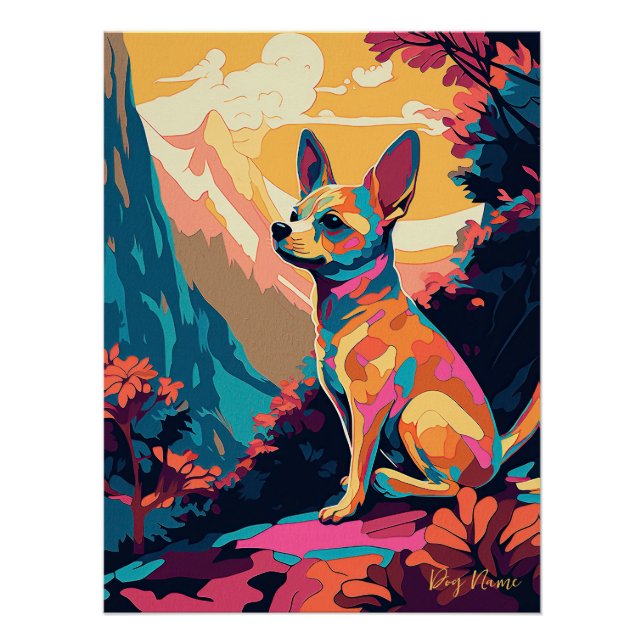 Chihuahua Dog 003 - Bruno Pokopen Poster (Front)