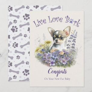 Chihuahua Dog Adoption, Gotcha Day Card