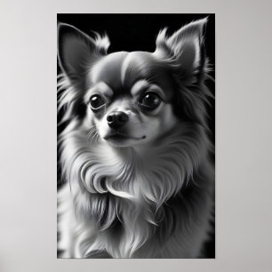 Chihuahua Dog Adorable Cute Pet Portrait Poster