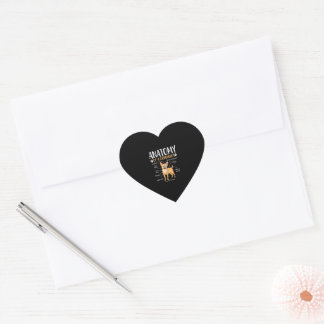 Chihuahua Dog Anatomy Heart Sticker
