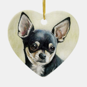 Chihuahua Dog Art Ornament