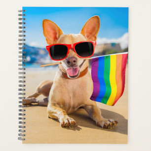 Chihuahua Dog at the Beach Planner