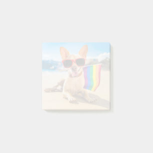 Chihuahua Dog at the Beach Post-it Notes