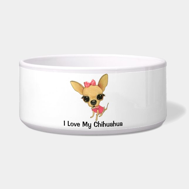 Chihuahua Dog Bowl (Front)