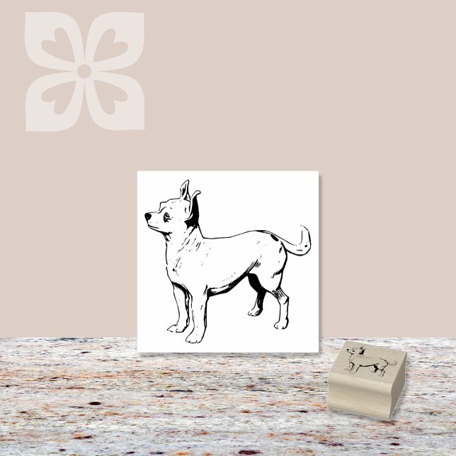 Chihuahua Dog Breed Rubber Stamp (Creator Uploaded)