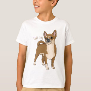 Chihuahua dog cartoon illustration T-Shirt