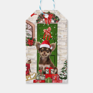 Chihuahua Dog Christmas Gift Tags