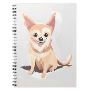 Chihuahua Dog Cute Dog Pet Puppy Watercolor Notebook