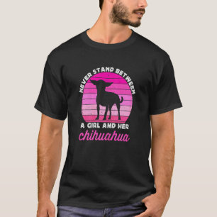 Chihuahua Dog For Girls Girl Retro   Chiwawa   Dog T-Shirt