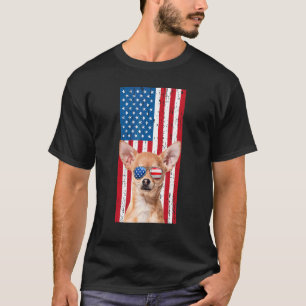 Chihuahua Dog For Men Boys Brown Chiwawa America T-Shirt