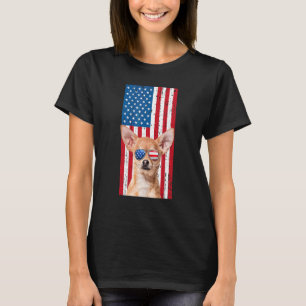 Chihuahua Dog For Men Boys Brown Chiwawa   America T-Shirt