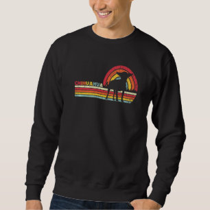 Chihuahua Dog For Men Kids Boys Retro Chiwawa  Dog Sweatshirt