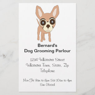 Chihuahua Dog Grooming Parlour Flyer