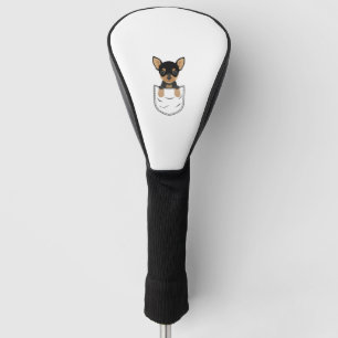 Chihuahua Dog in Pocket Golf Head Cover
