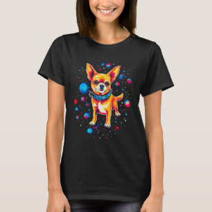 Chihuahua Dog in Space T-Shirt